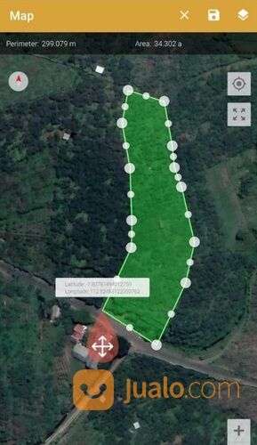 Lahan Kebun Apel Produktif Batu