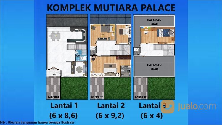 KOMPLEK MUTIARA PALACE PANCING MEDAN FASILITAS LENGKAP DAN MURAH