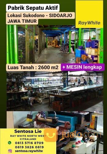 Pabrik Sepatu Sukodono Sidoarjo Nol Jalan Raya - Akses Kontainer 40 Feet