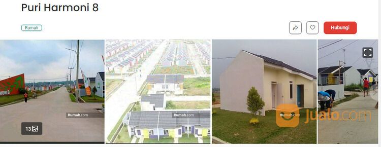 PURI HARMONI 8 cicilan rumah 1 jutaan flat sampai lunas lokasi dekat STASIUN PARUNG PANJANG