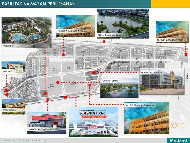 Ruko Metland Cibitung Dekat Stasiun