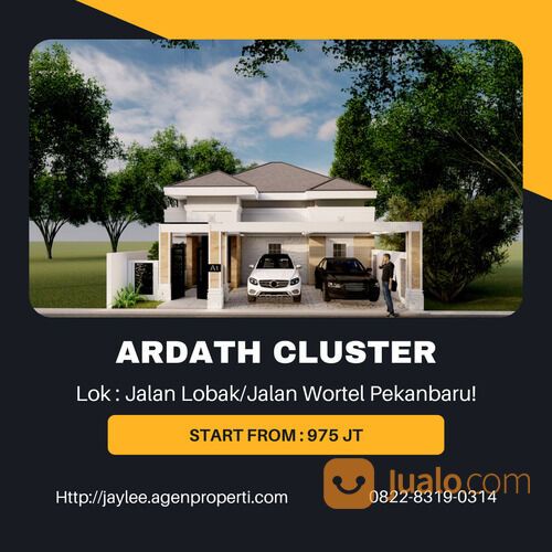 Rumah Cluster Modern Di Jalan Lobak Pekanbaru!