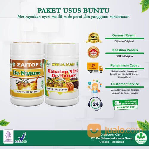 Obat Usus Buntu Kronis Tanpa Operasi - Kapsul Zaitop Habatop 3 In 1 De Nature - Terpercaya Ampuh