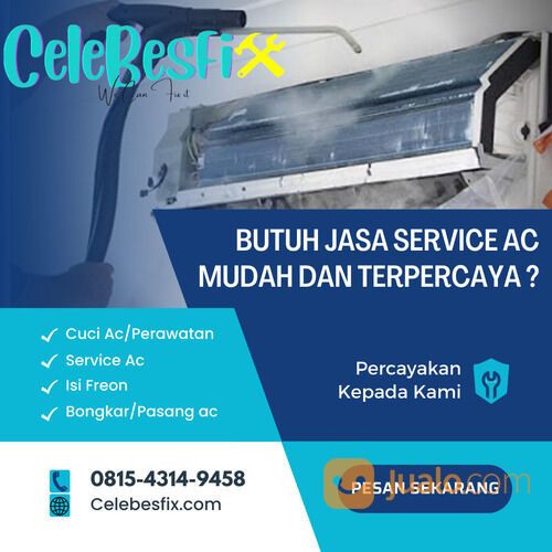 SERVICE AC GOWA RUMAH, KANTOR DLL