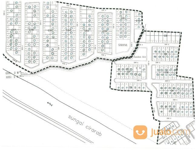 Rumah subsidi dekat grand batavia dan kota sutera green vasanta