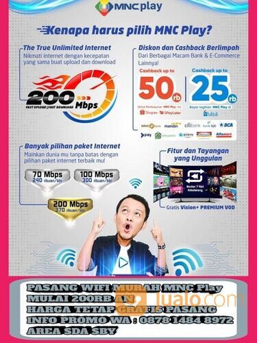 SALES WIFI MNC PLAY SURABAYA