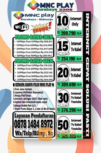 SALES WIFI MNC PLAY SURABAYA