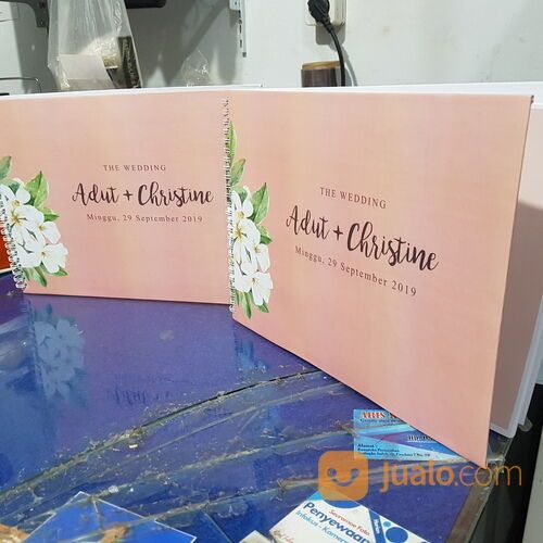 cetak buku tamu pernikahan, murah @