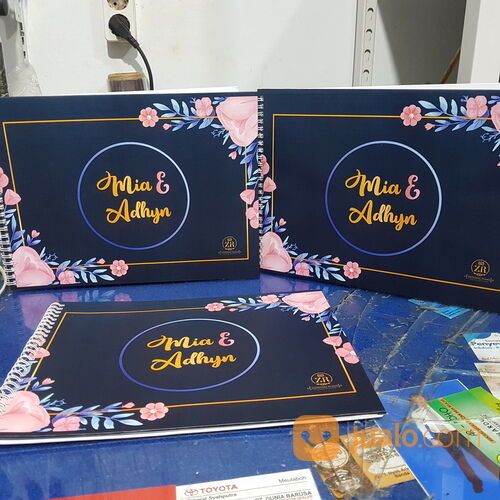 cetak buku tamu pernikahan, murah @
