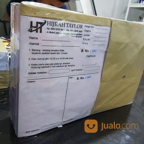 cetak faktur / nota rumah makan dan cafe