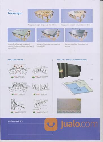 Genteng Fiber Cement KMEW Quad Colonial
