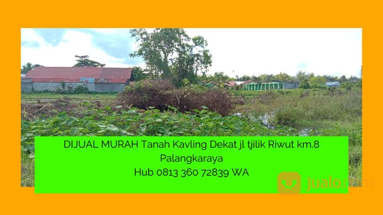 murah tanah Kavling SHM Dekat jalan Tjilik Riwut km.8 Palangkaraya