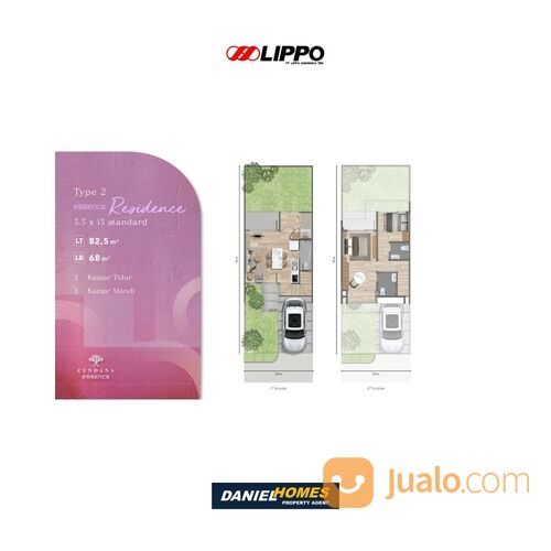 Rumah Modern Cantik Harga Murah di Cendana Essence Lippo Karawaci