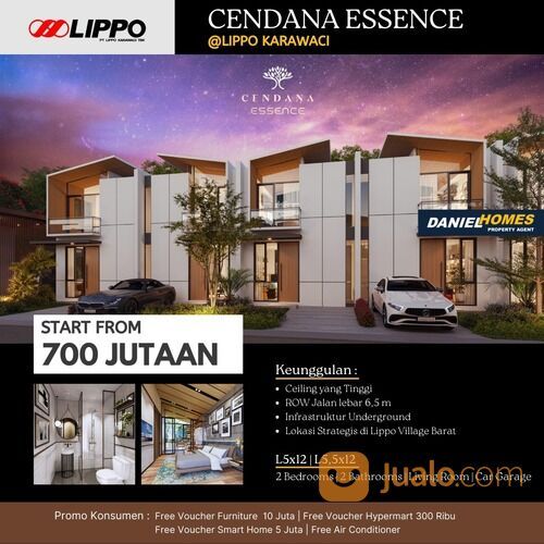 Rumah Modern Cantik Harga Murah di Cendana Essence Lippo Karawaci