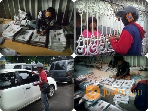 Agen koran jasa sisip brosur dan sebar brosur hand to hand