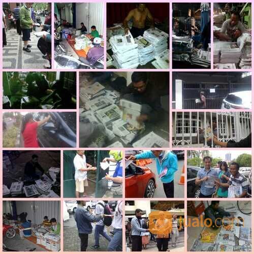 Agen koran jasa sisip brosur dan sebar brosur hand to hand