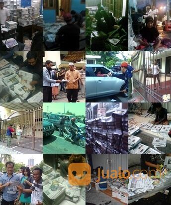 Agen koran jasa sisip brosur dan sebar brosur hand to hand