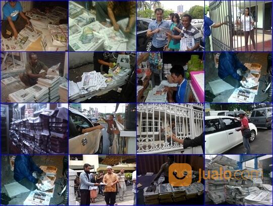 Agen koran jasa sisip brosur dan sebar brosur hand to hand