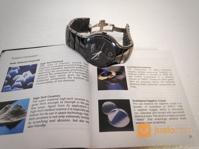 RADO Jam Tangan Mewah Pria Swiss ORI. BU