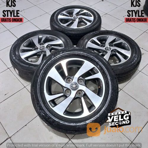 VELG MOBIL COPOTAN OEM AVANZA VELOZ RING 15X5 BAUT 4X114 ET45 BA BRIDGESTONE 185 65 R15