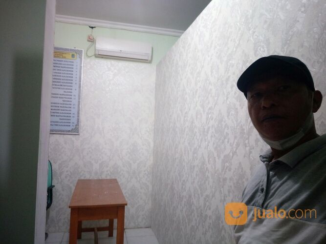 Partisi Rangka Metal Stud/Bj Ringan Tutup Gypsum 2 Sisi ( Bahan + Upah )