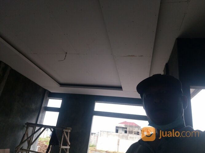 Harga Pasang Plafon Gypsum Rangka Hollow Galvanis ( Bahan + Upah )