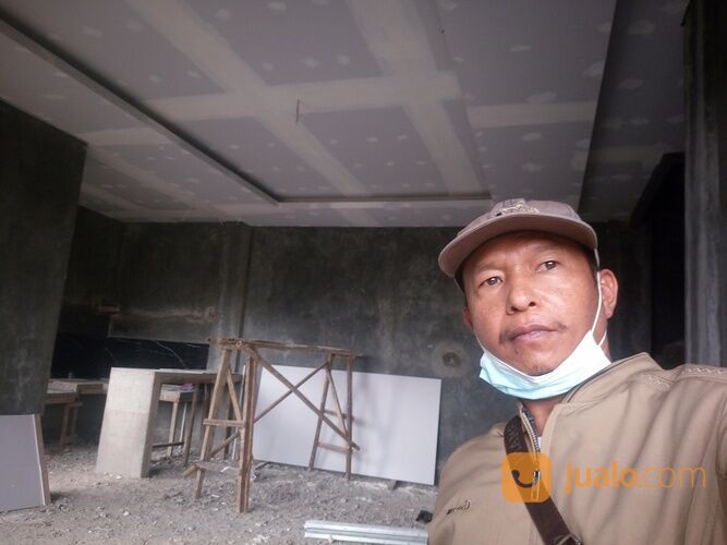Harga Pasang Plafon Gypsum Rangka Hollow Galvanis ( Bahan + Upah )