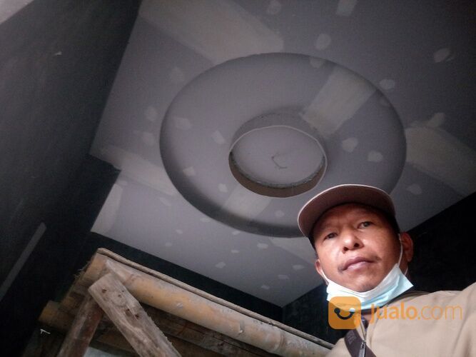 Harga Pasang Plafon Gypsum Rangka Hollow Galvanis ( Bahan + Upah )