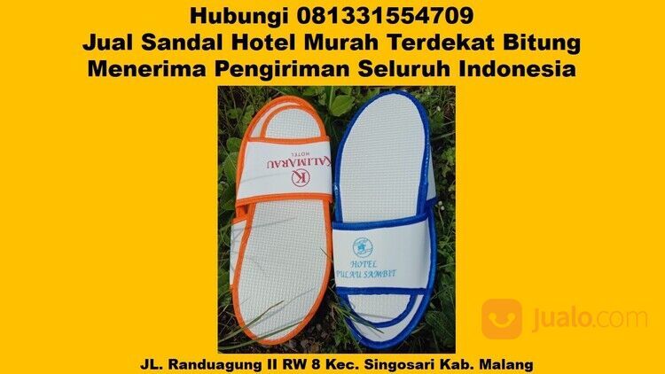 Hubungi 081331554709 - Produsen Sandal Jepit Hotel Bitung