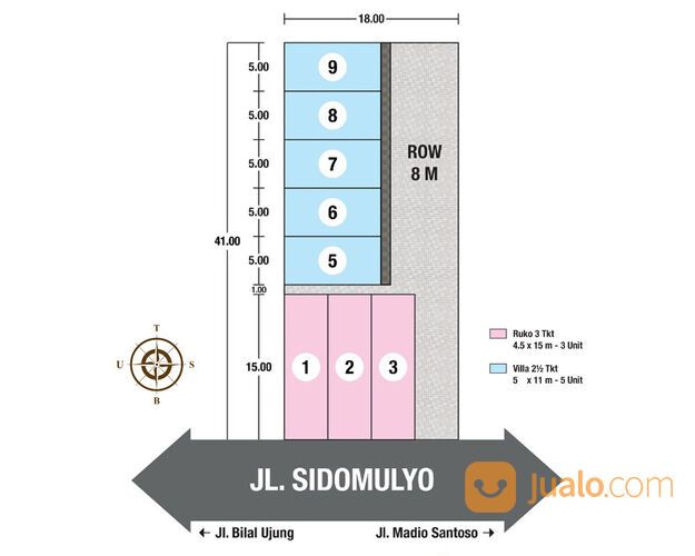 SIDOMULYO AURORA (Jalan Sidomulyo - Krakatau) Medan