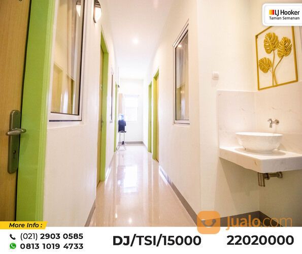 (TSI/15986) Rumah Kost Tanjung Duren Emerald Residence, Jakarta Barat, 6x15.2 m², 4 Lt, SHM