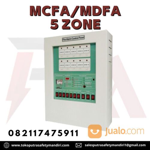 MCFA MAIN CONTROL FIRE ALARM 5 ZONE BOX PANEL INDIKASI KEBAKARAN GEDUNG