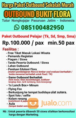 Promo!! Paket Outbound Pasuruan Murah | Outbound Tk, Sd, Smp, Sma