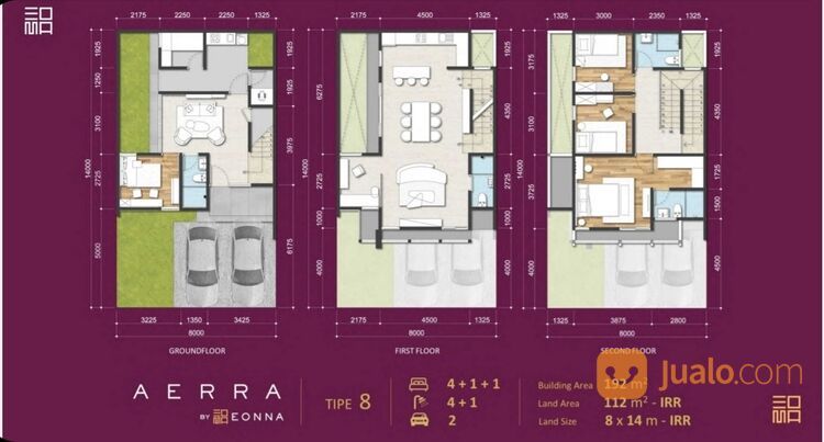 Cluster premium terbaru Aerra at Eonna BSD city tipe 9