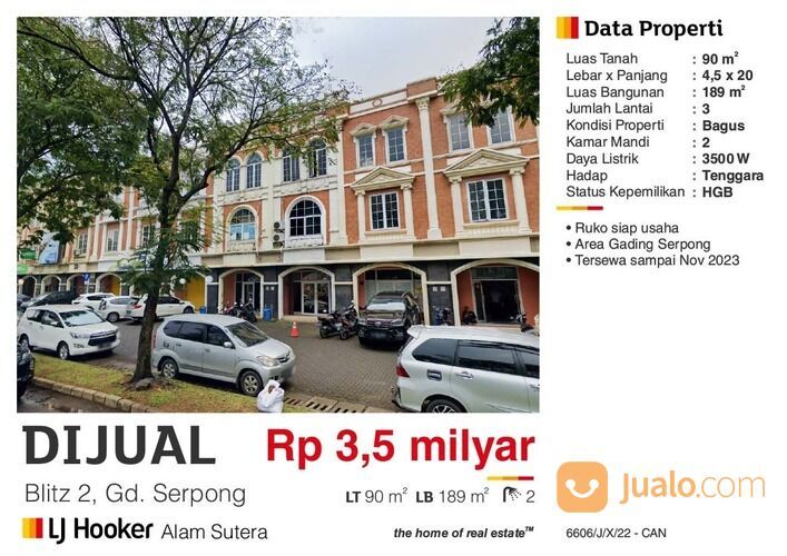 Ruko blitz, gading serpong