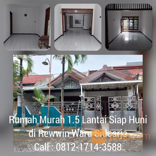 Rumah Murah di Rewwin Waru Sidoarjo 1.5 Lantai Siap Huni