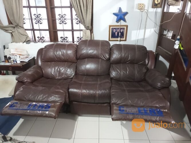 Sofa Kulit Cheers Reclining 3 Seat