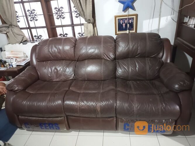 Sofa Kulit Cheers Reclining 3 Seat