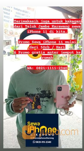 Jasa Sewa iPhone WA: 0821-1111-2340 di Cileungsi Cikampek Cibarusah Karawang Bekasi Bogor