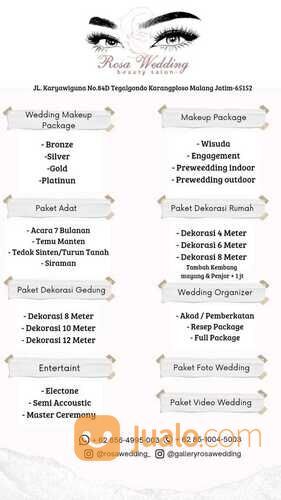 ROSA WEDDING PACKAGE MALANG