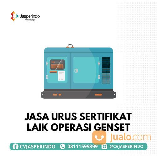 JASA URUS SERTIFIKAT LAIK OPERASI GENSET