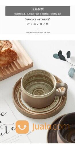 Cangkir Teh Kopi Mug Susu Gelas Keramik Glass Japanese Cup Aesthetic
