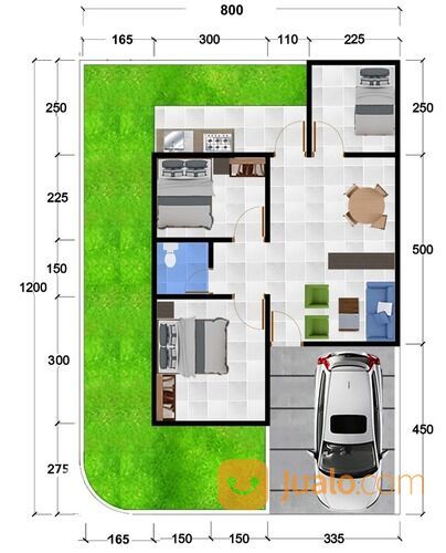 Rumah Hook Dengan Lahan Yang Luas Hanya di Soreang Kab. Bandung