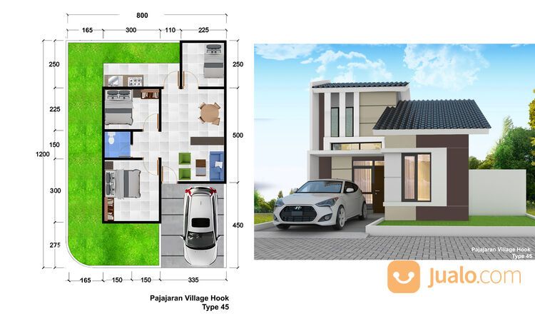 Rumah Hook Dengan Lahan Yang Luas Hanya di Soreang Kab. Bandung