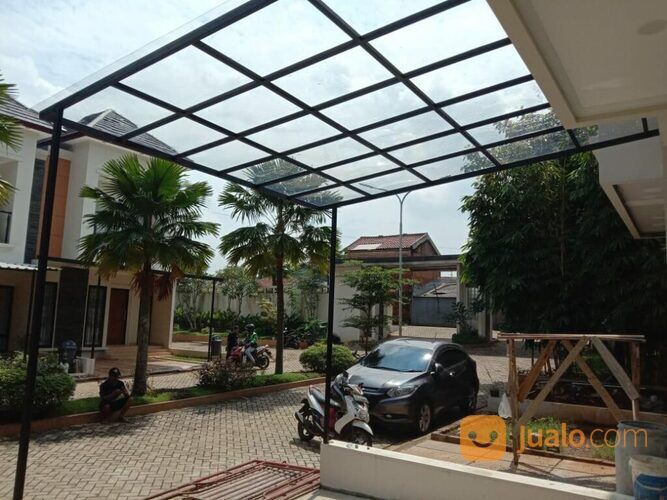 Kanopi solartuff rangka besi / kanopi minimalis