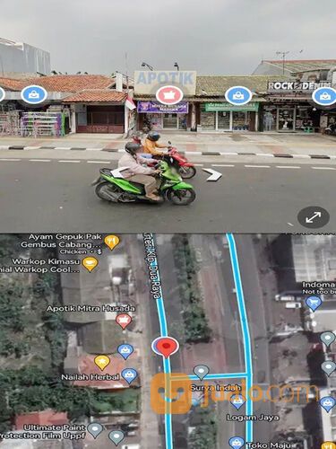 Rumah + 5 Kios Pinggir Jalan di Kebon Jeruk Dekat RCTI, Kampus BINUS, RS Siloam Kebon Jeruk