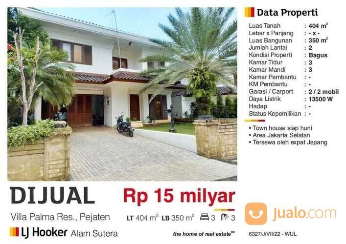 Rumah villa Palma, residence pejaten