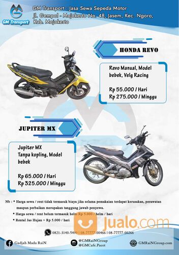 Jasa angkut & sewa motor daerah Mojokerto!!