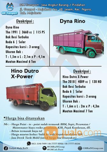 Jasa angkut & sewa motor daerah Mojokerto!!