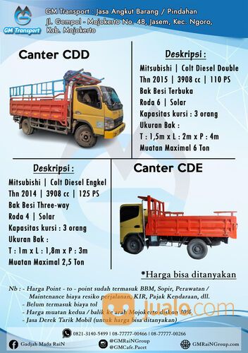 Jasa angkut & sewa motor daerah Mojokerto!!